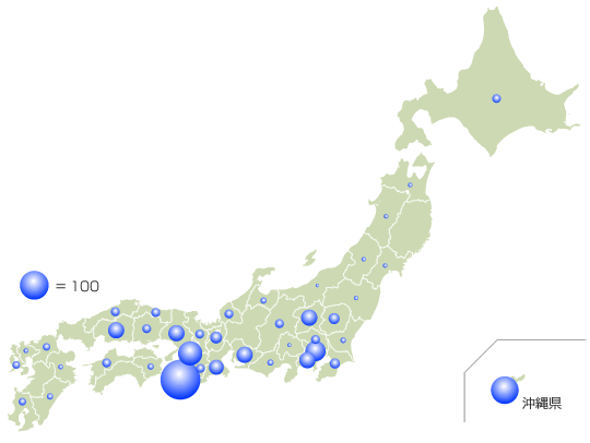 お客様の分布図1